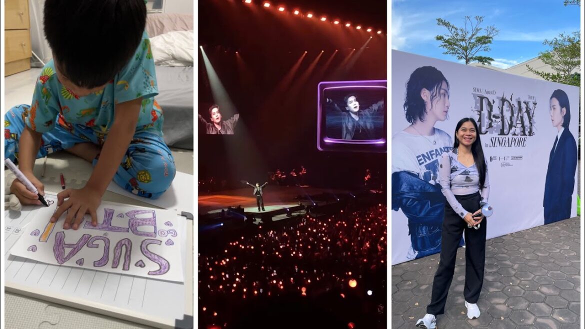 BTS SUGA’s ‘D-DAY’ Concert in Singapore l Wife’s 2-Day Attendance BTS SUGA's 'D-DAY' Concert in Singapore l Wife's 2-Day Attendance