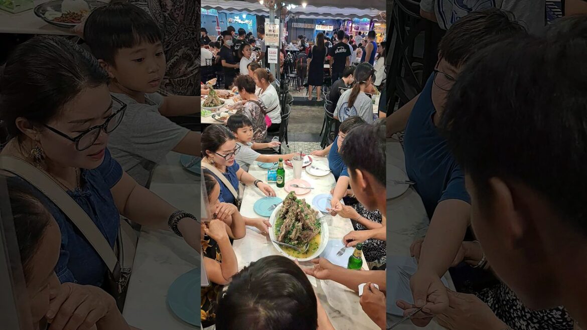 Street Food Bangkok Thailand | The Best Thai Meat Tower Ever in Jodd Fairs