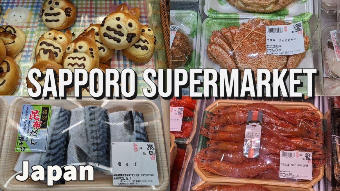 Impressive Supermarket in Sapporo Japan [4K]