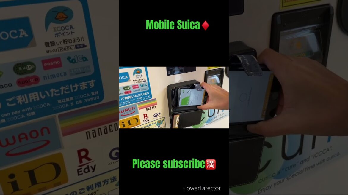 How to use Mobile Suica? #pleasesubscribe #travel #tips #mobilesuica #vendingmachine How to use Mobile Suica? #pleasesubscribe #travel #tips #mobilesuica #vendingmachine
