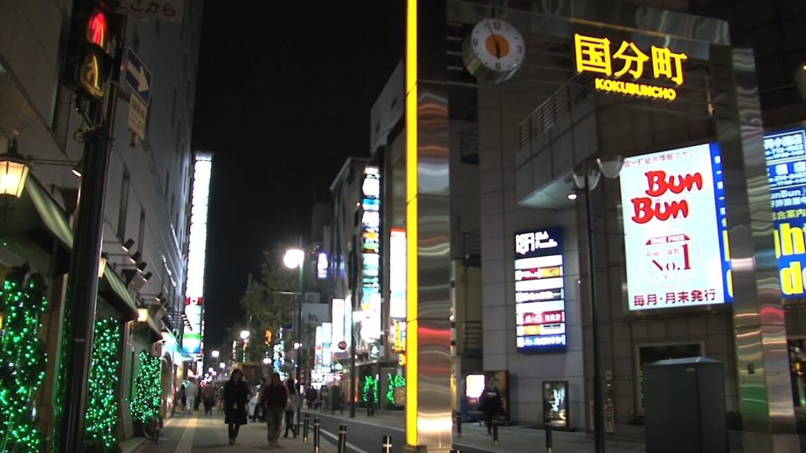 Red light district of Sendai, Japan, goes healthy