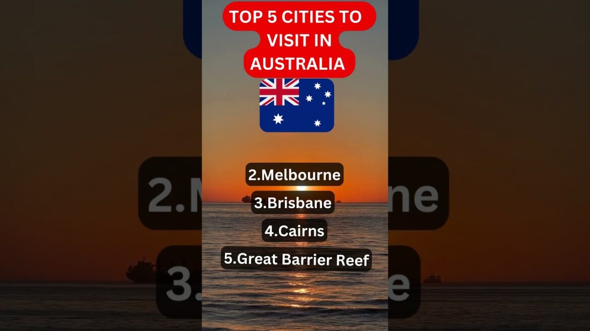 You HAVE TO VISIT THIS CITIES IN AUSTRALIA🔥🇦🇺 Have you been there? #shorts #travel #vacation