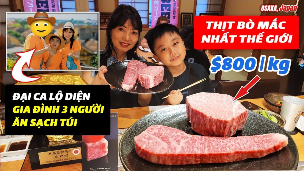 Bò Kobe $800/ký Mắc Nhất Thế Giới Có Đáng Để Thử ? Cả Nhà Ăn Hết Bao Nhiêu Yên? | Đại Ca Lộ Diện Bò Kobe $800/ký Mắc Nhất Thế Giới Có Đáng Để Thử ? Cả Nhà Ăn Hết Bao Nhiêu Yên? | Đại Ca Lộ Diện