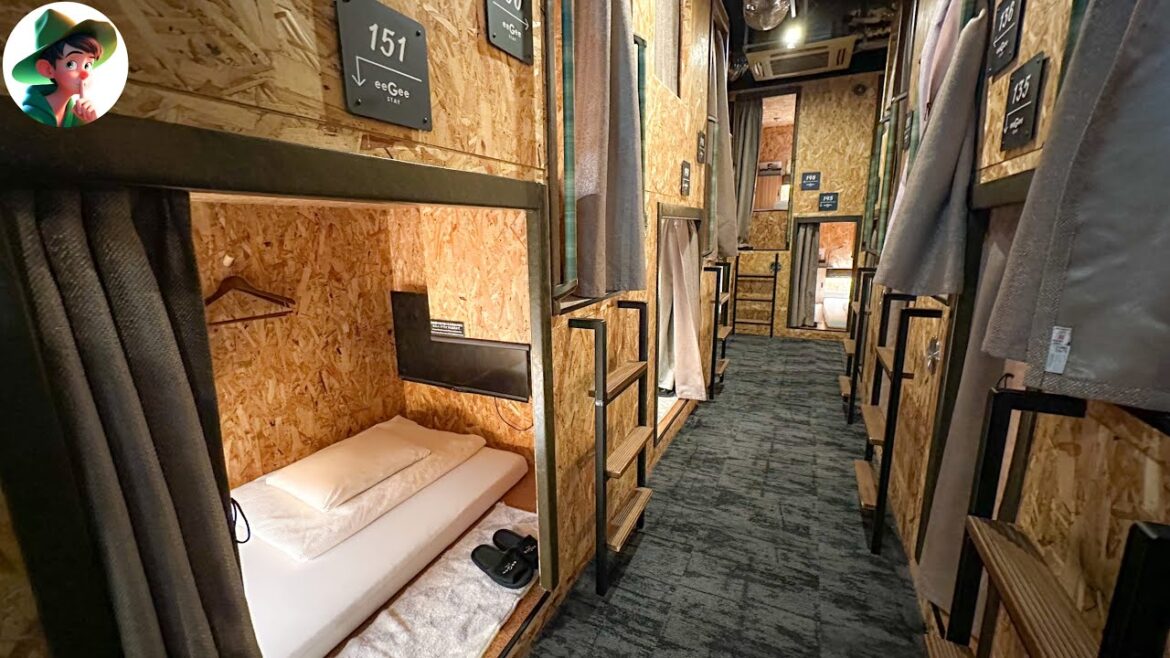 An adult hideaway...? Secretly Staying at Japan's Luxury Capsule Hotel...