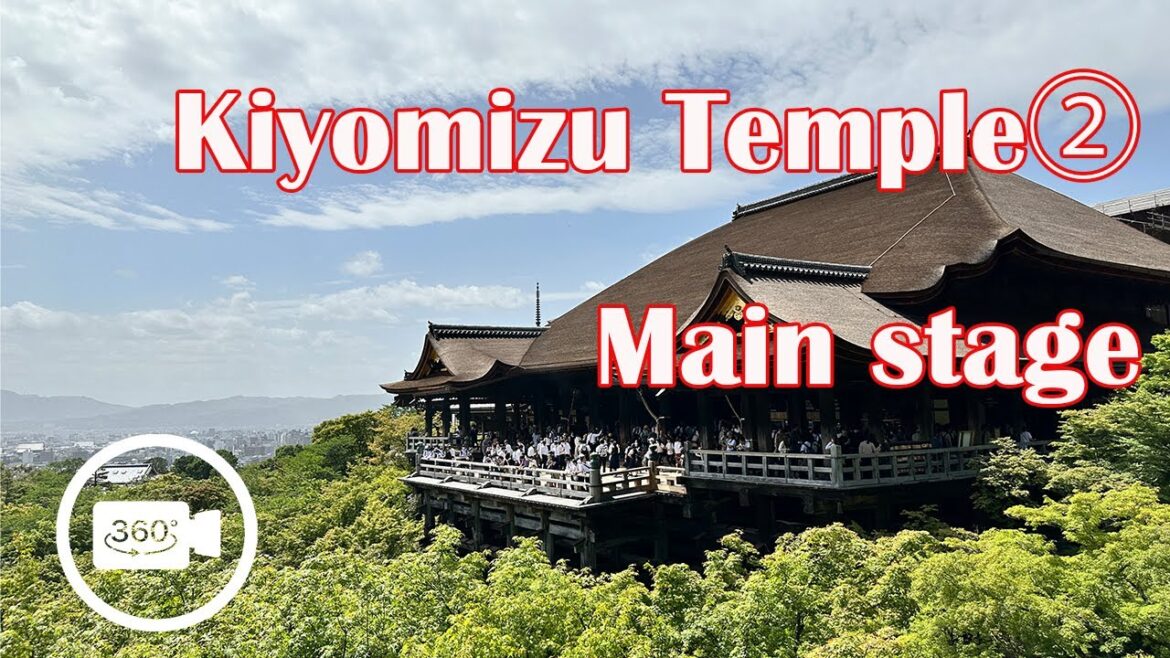 Kyoto Kiyomizu-dera Temple Kiyomizu's stage walk around VR 360view 京都　清水寺 360Video