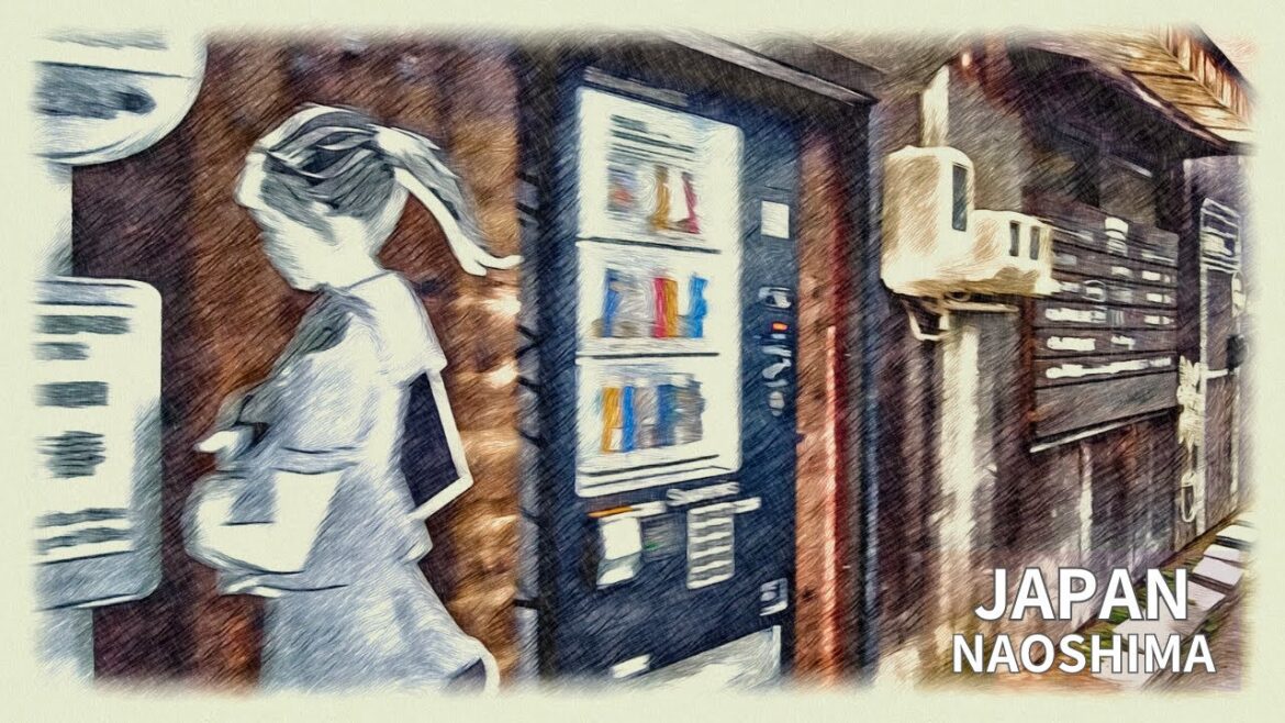 【4K Japan】Walking in Art Island Naoshima / Old townscape ✨