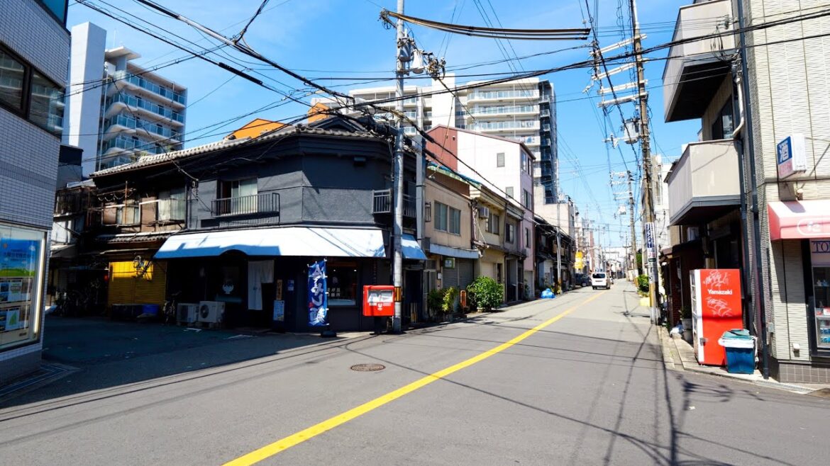 町中にポツンと佇む名古屋のソウルフードきしめん屋丨Japanese Street Food