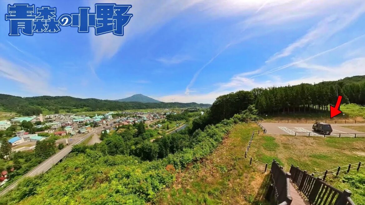 [軽トラ車中泊] 青森 絶景の展望台公園で車中泊。夜の天空映画館。XGIMI Halo＋ バグトラック