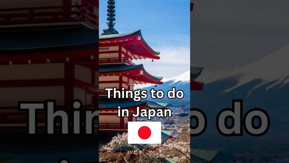 Things to do in Japan 🇯🇵 #shorts #japan