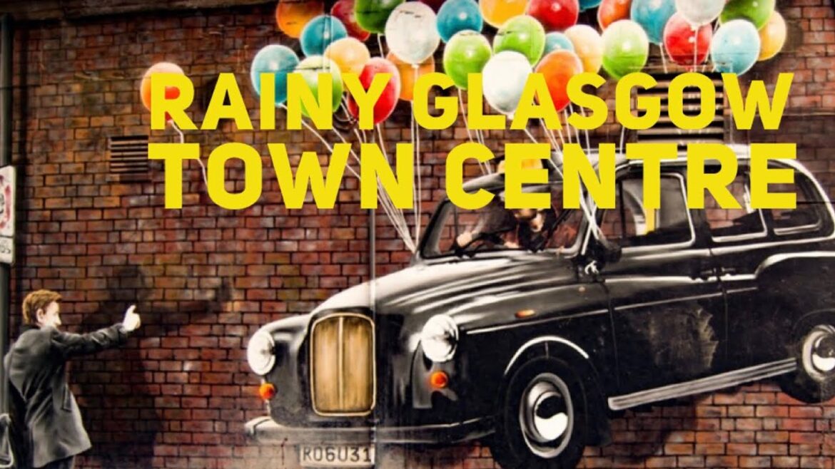 Rainy Glasgow City Centre Rainy Glasgow City Centre