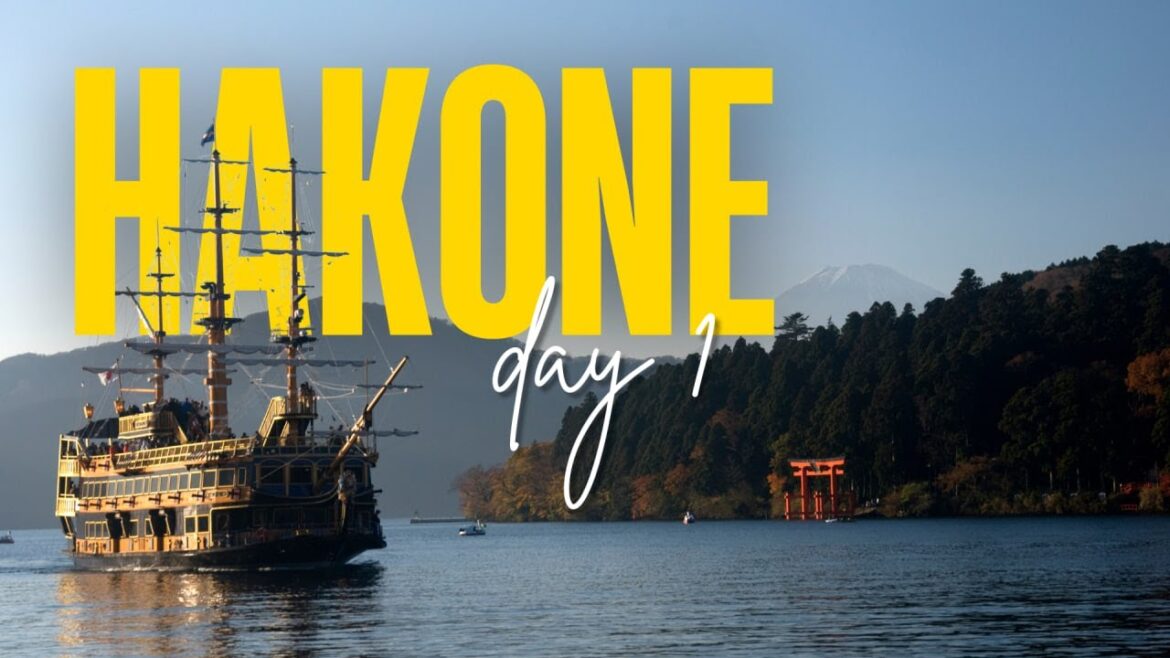 Trip to Hakone from Tokyo / Day 1 / Road, Pirate Ship and Torii Gates