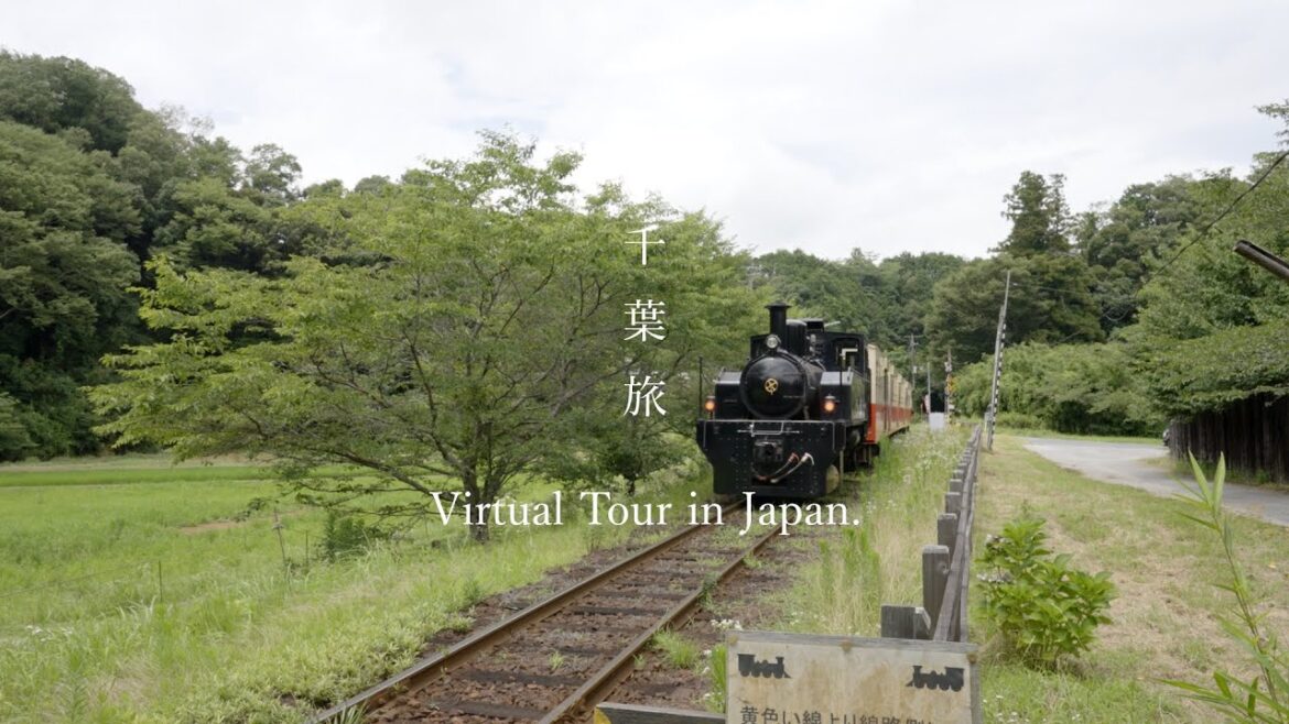 [ 4K JAPAN WALK & DRIVE ] Summer Virtual Tour of Kominato Railway & Shrines,Temples. 市原を巡る映像の旅