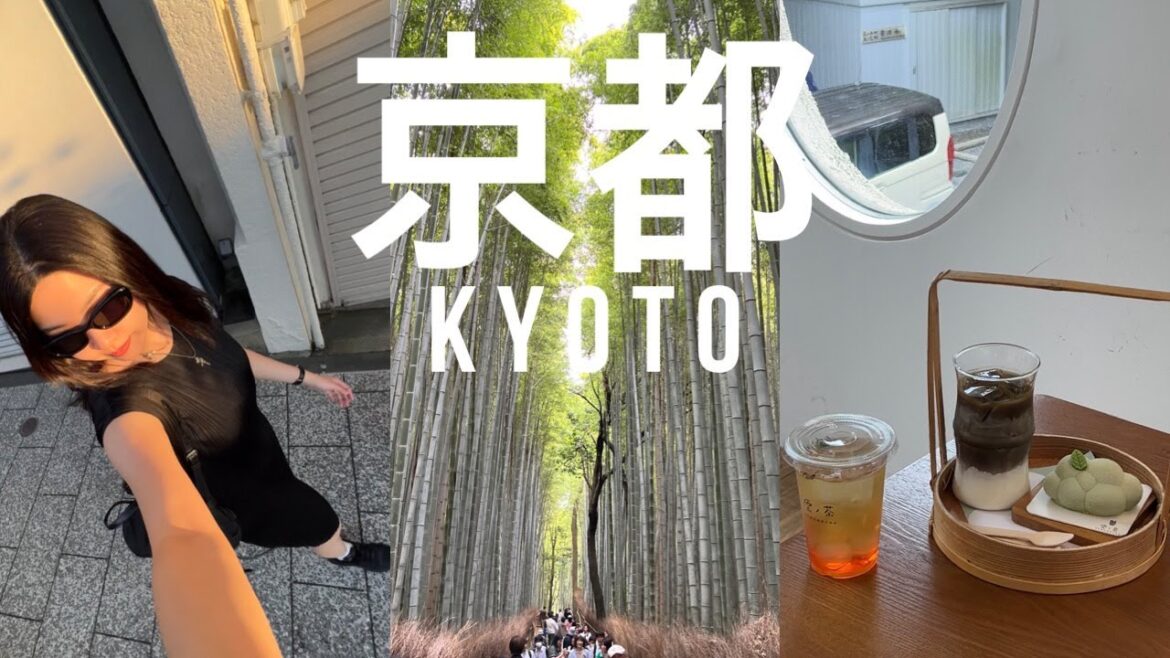 a day in KYOTO | cafe hopping in arashiyama, street food 🍢dinner on a terrace by kamo river 🥺🌙