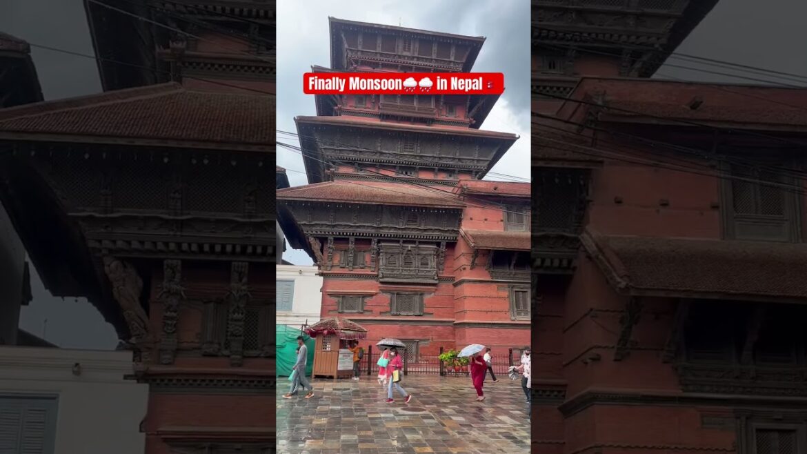 Finally Monsoon started in Kathmandu city Nepal #nepal #travel #kathmandu