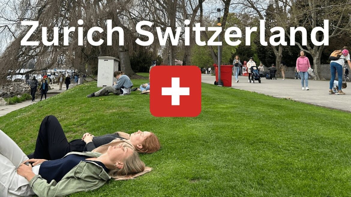 Zurich, Switzerland Walking tour 4K - Walking Tour through Downtown, Old Town, Lake Zurich