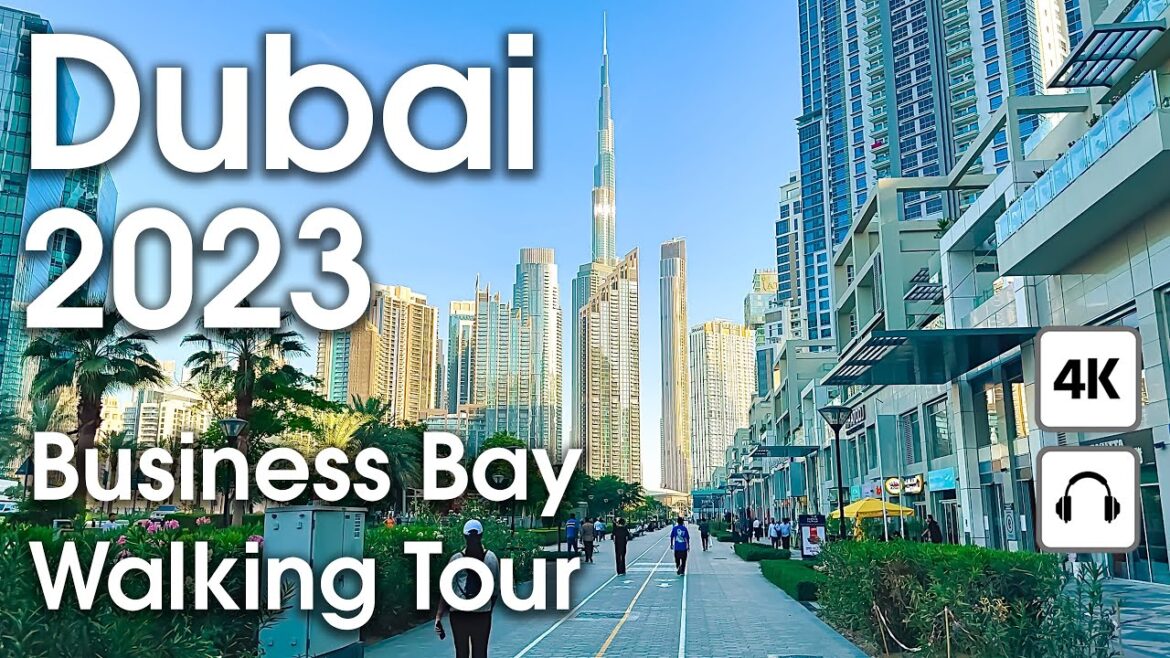 Dubai 🇦🇪 Downtown, Business Bay [ 4K ] Walking Tour
