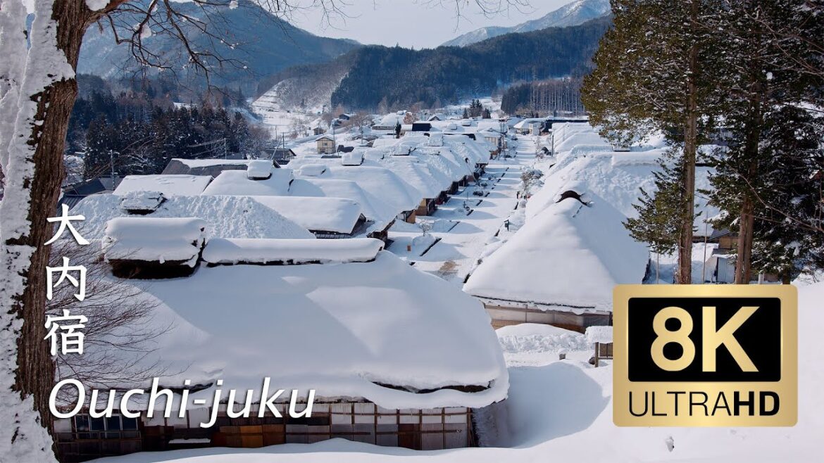 Ouchi-Juku - Fukushima - 大内宿 - 8K