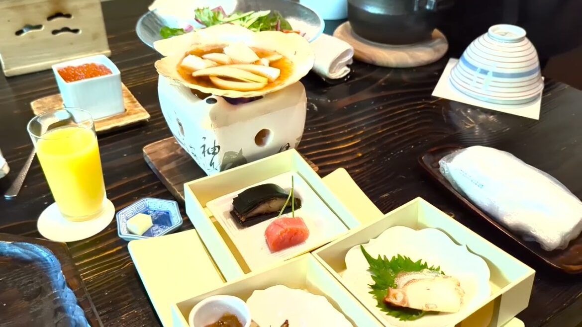 Lake Akan, Hokkaido (北海道阿寒湖) - Breakfast #2 at Akan Tsuruga Besso Hinanoza (あかん鶴雅別荘 鄙の座)