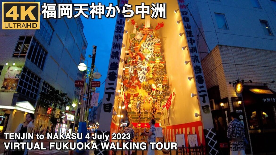 福岡天神から中洲へ歩く4k virtual Fukuoka walking tour from Tenjin to Nakasu 福岡天神から中洲へ歩く4k virtual Fukuoka walking tour from Tenjin to Nakasu