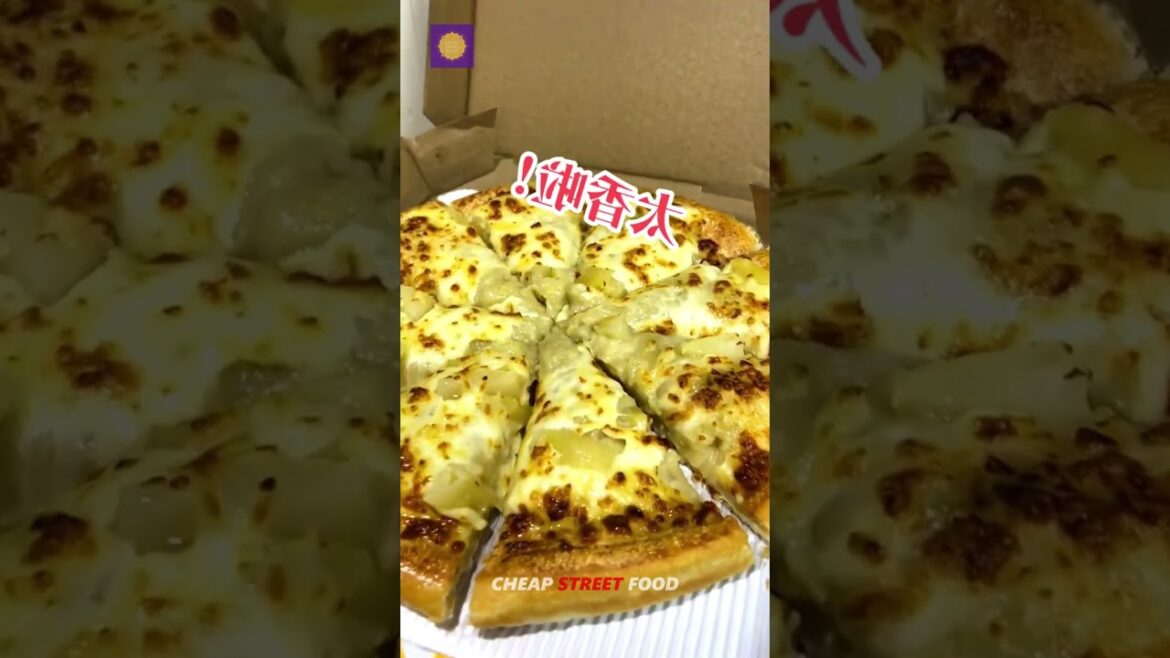 Zunbao Pizza is so fragrant, durian flavor    suitable for all ages