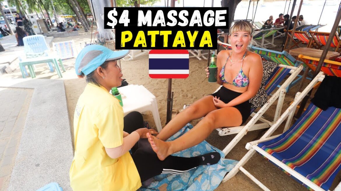 We Tried a $4 INTENSE Thai MASSAGE in PATTAYA, THAILAND!
