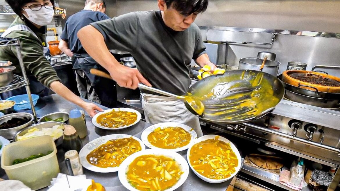 中華カレー！焼きそば！注文が殺到する中華・うどんそば食堂の驚異的な仕事５選丨Japanese Street Food丨うどんそば兵庫京都　第５１話〜５５話