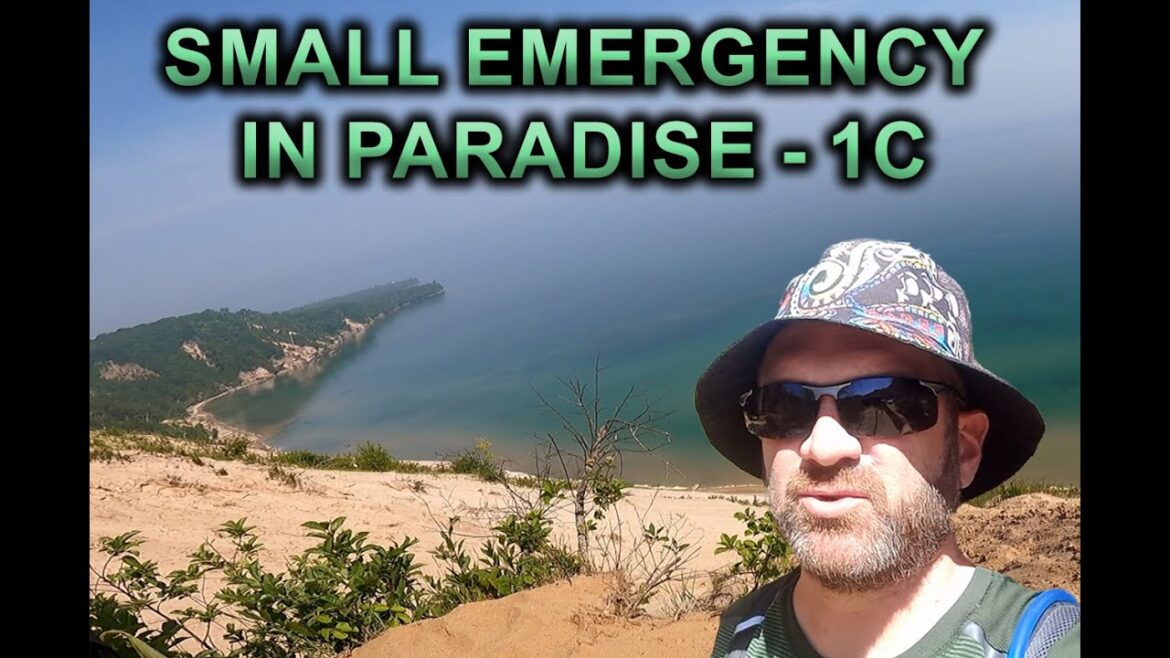 Small Emergency on Log Slide Hill - Nomad Adventure Vlog 1C
