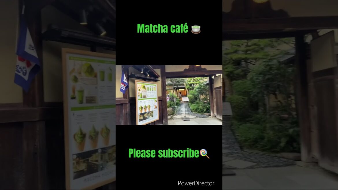 【KYOTO 】Matcha café #food #shorts #japan #travel #traditional  #pleasesubscribe #trip #tea
