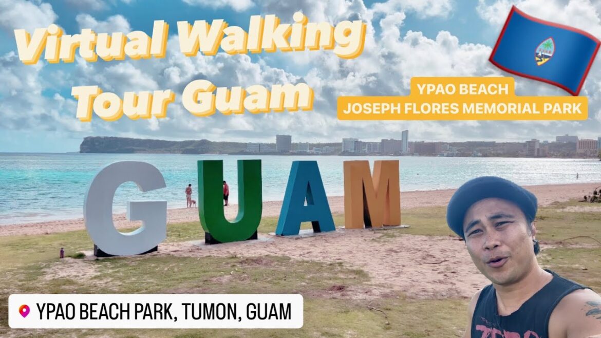 [4K] Ypao Beach Tumon Guam 🇬🇺 | Joseph Flores Memorial Park REOPEN Virtual Walking Tour