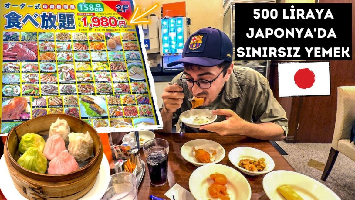500 LİRAYA TOKYODA SINIRSIZ YEMEK YİYORUZ  | YOKOHAMA