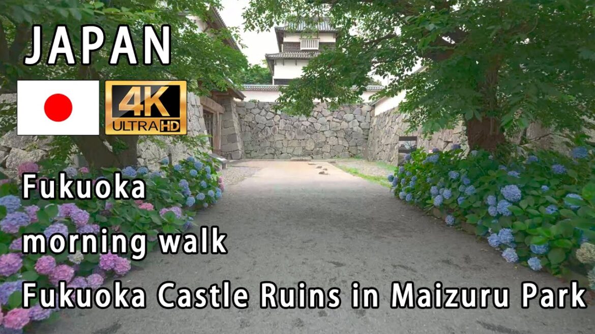Japan Fukuoka Maizuru Park(Fukuoka Castle Ruins)