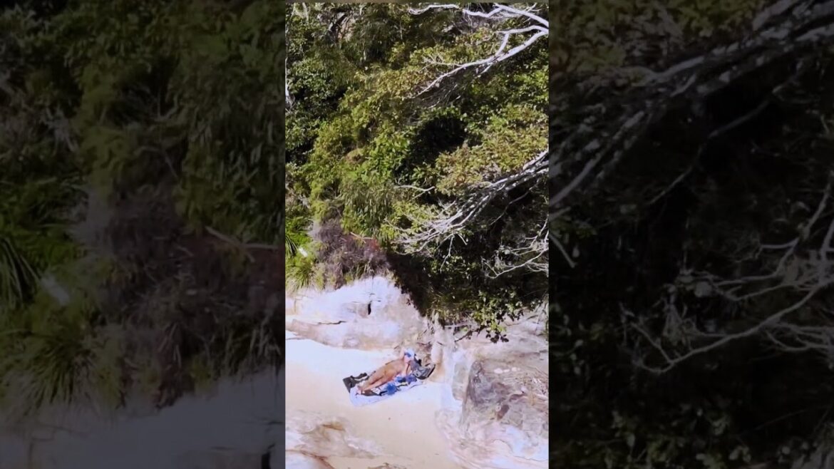 Crashing my drone into the nude beach #🫣 #shorts