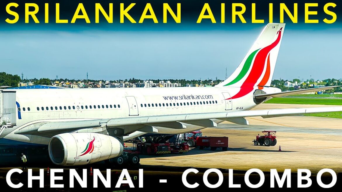 SRILANKAN AIRLINES | Airbus A330 | Chennai to Colombo - flight experience