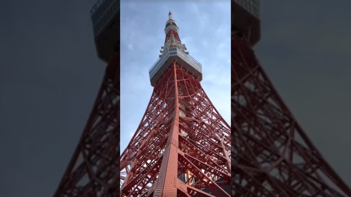Tokyo Tower in Tokyo City Japan | #short #shorts