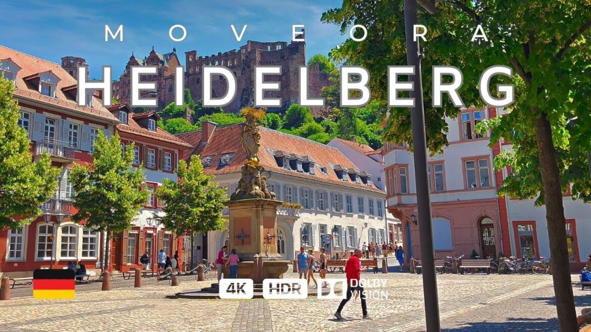 Heidelberg, Germany 🇩🇪 Amazing Summer Walk ☀️ 2023 4k HDR 60fps Walking Tour