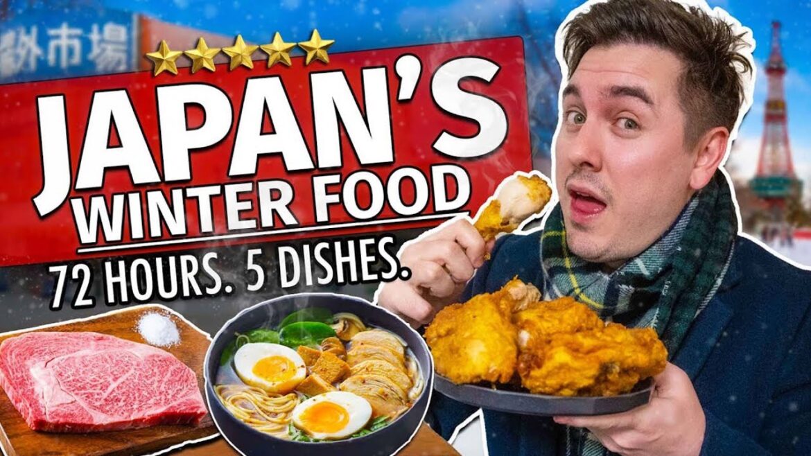 5 Must Try Japanese Winter Foods | Hokkaido Road Trip ⛩