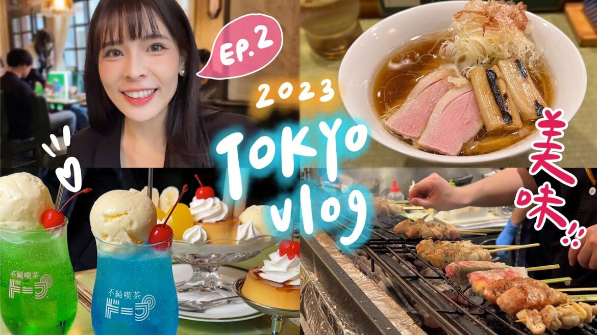 2023東京自由行EP2🇯🇵當地人帶路隱藏美食！日本人排爆的昭和風喫茶店🍮秋葉原玩具挖寶地圖👍晴空塔迪士尼燈光秀｜新宿 澀谷 秋葉原 原宿 押上 上野｜TOKYO 2023｜心甜Christy