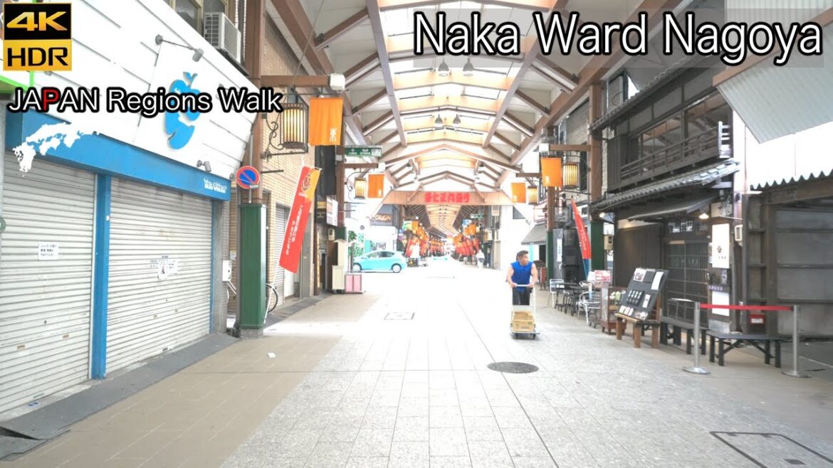 From Kamimaezu Sta to Sakae | Naka Ward, Nagoya | 4K HDR | 名古屋市中区