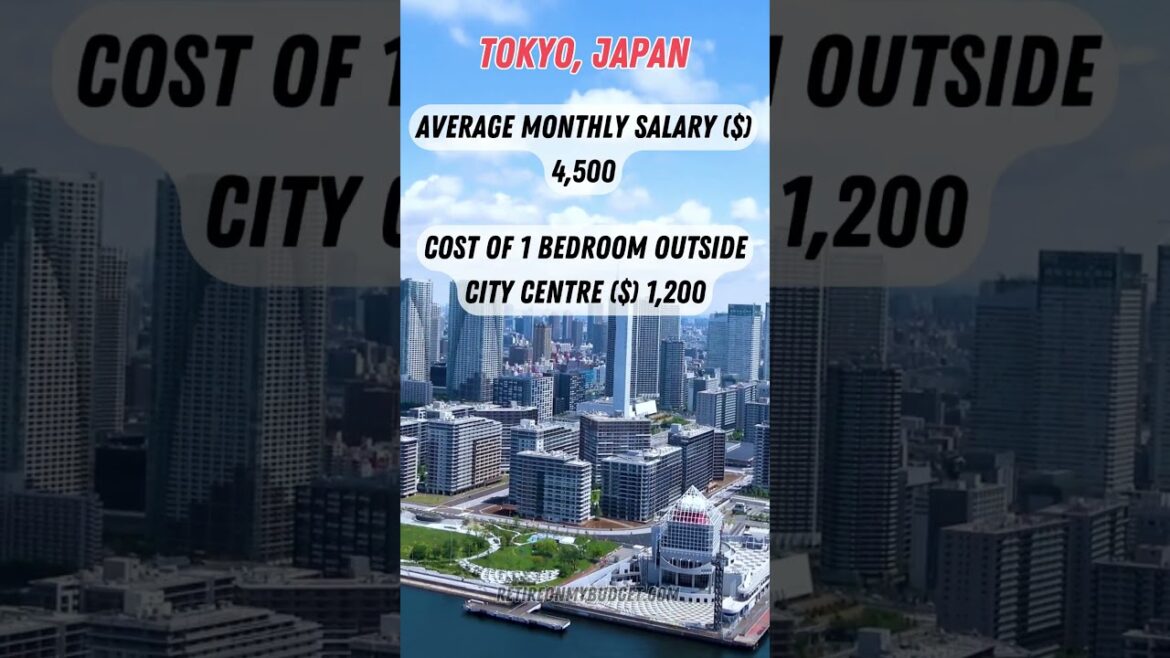 COST OF LIVING IN TOKYO, JAPAN IN 2023 #shorts COST OF LIVING IN TOKYO, JAPAN IN 2023 #shorts
