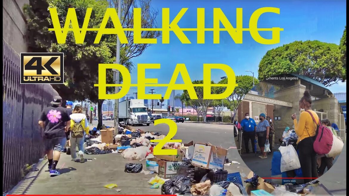 The Walking Dead 2 Skid Row Homeless Encampments Los Angeles