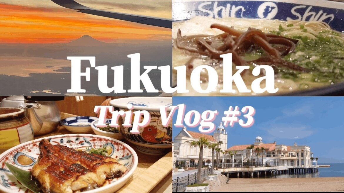 【福岡旅行vlog③】2泊3日福岡グルメ満喫旅✈️大人気朝食・豚骨ラーメンを堪能‼