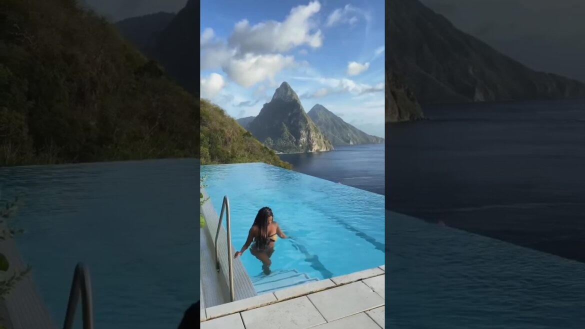 Most beautiful hotels of Caribbean ✨💖🌴🥂🌊🧳 #travel #nature #explore