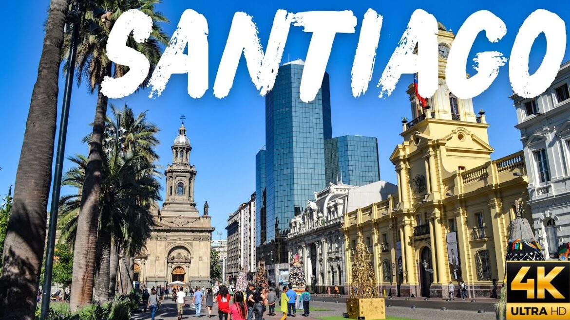 Santiago, Chile 🇨🇱 in 4K ULTRA HD video by Drone