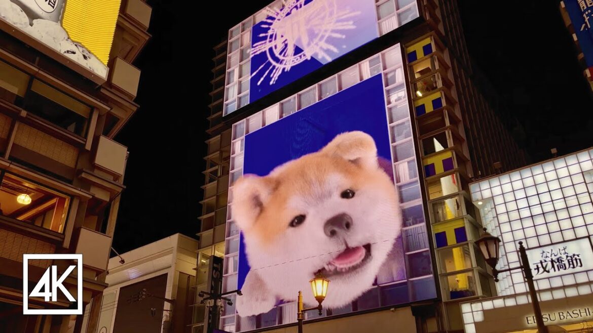 Night Walk in From Shinsaibashi to Dotonbori 3D display | 4K HDR | Virtual Tour in Osaka Night Walk in From Shinsaibashi to Dotonbori 3D display | 4K HDR | Virtual Tour in Osaka