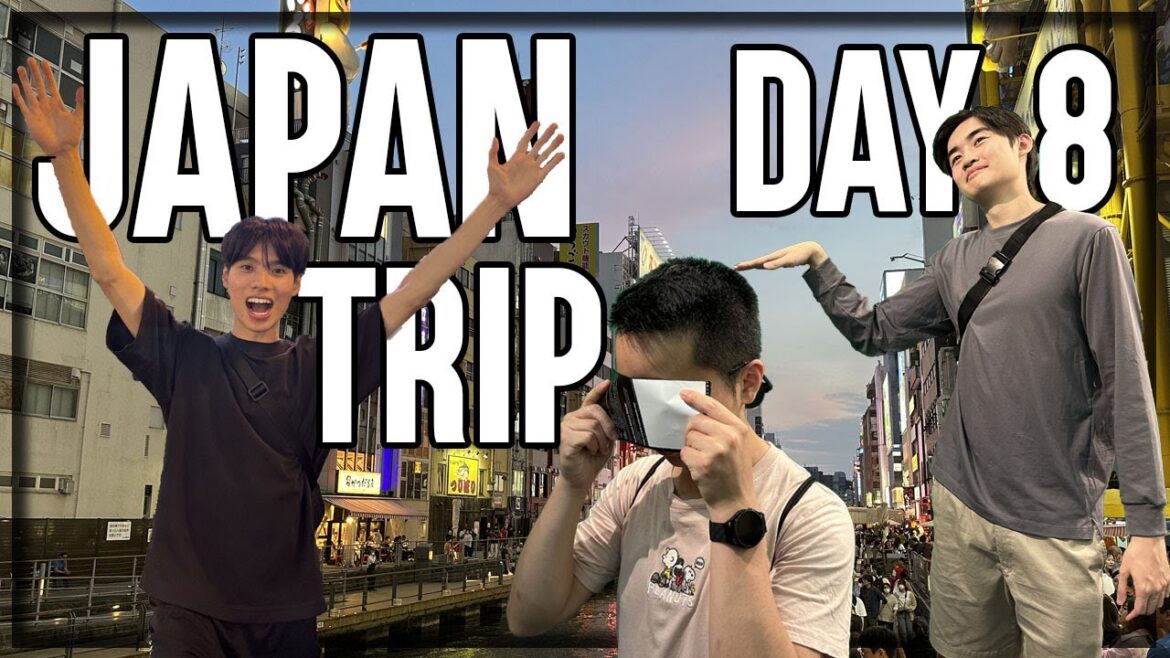 Japan Trip 2023 Day 8 「 OSAKA CASTLE AND DOTONBORI 」