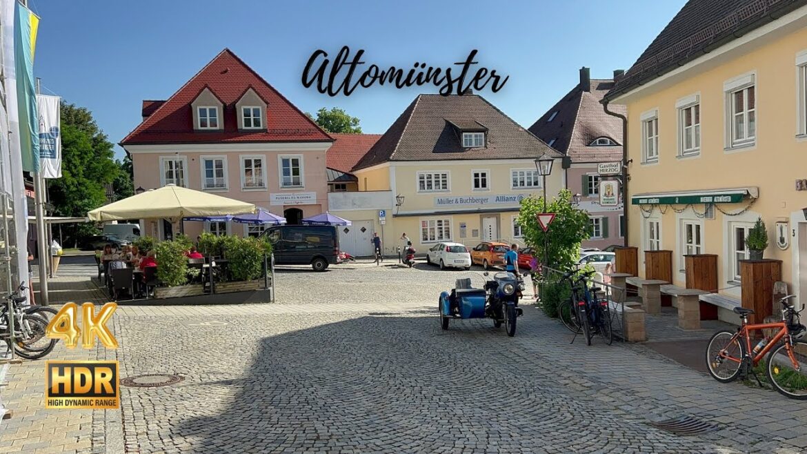 Altomünster, Germany - Exploring the serene streets - 4K HDR