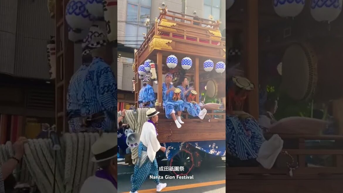 Lễ hội Narita Gion ở Chiba #gionmatsuri #narita #chiba #nhatban