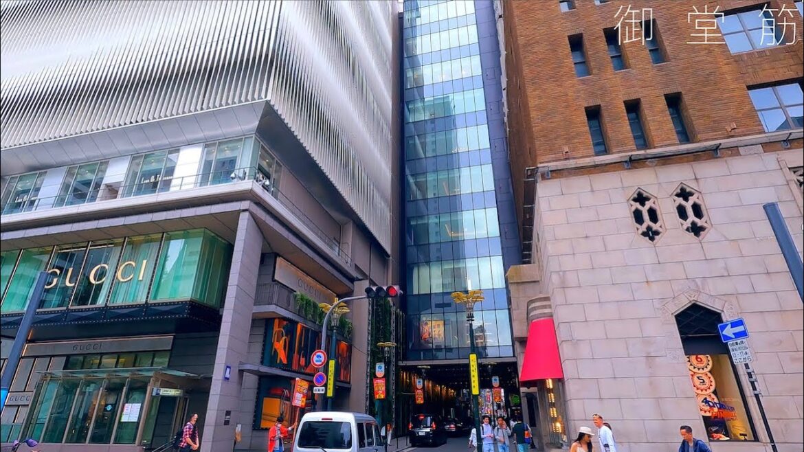 【大阪】御堂筋散歩/Midosuji walk【4K】