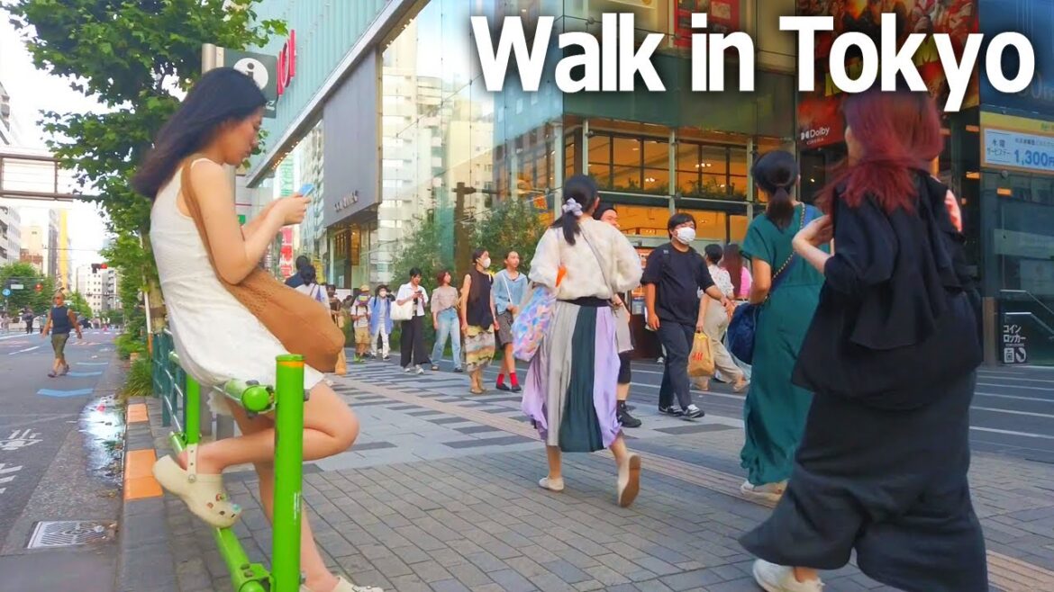 Tokyo Walking Tour - Kabukicho and Shinjuku pedestrian zone in summer♪ (July 2023)