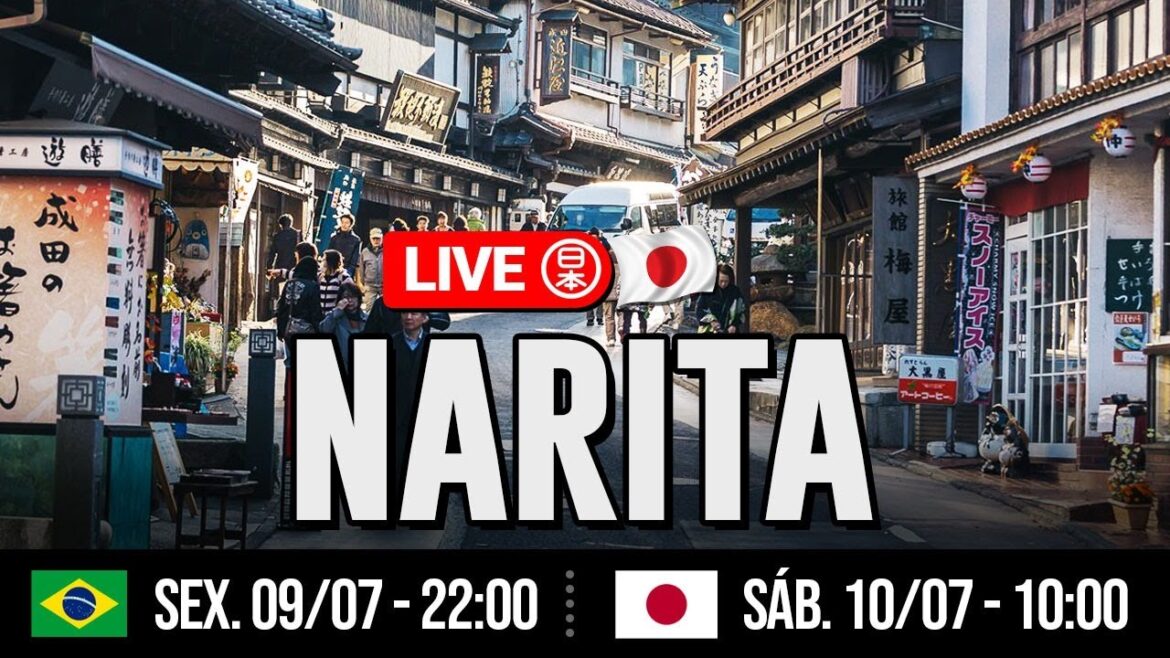 🇯🇵 [LIVE] Japão ao vivo #73: Passeio em NARITA, Chiba (Guia de turismo)